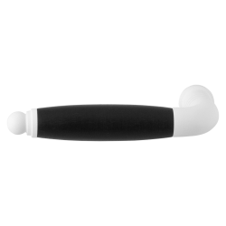 GPF826201200 WIT EBBEN, IKA GATDEEL LINKS/RECHTS GEBOGEN MET RONDE EINDKNOP