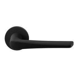 GPF8230610100-00 ZWART, TIKI DEURKRUK OP RONDE ROZET 50X8MM