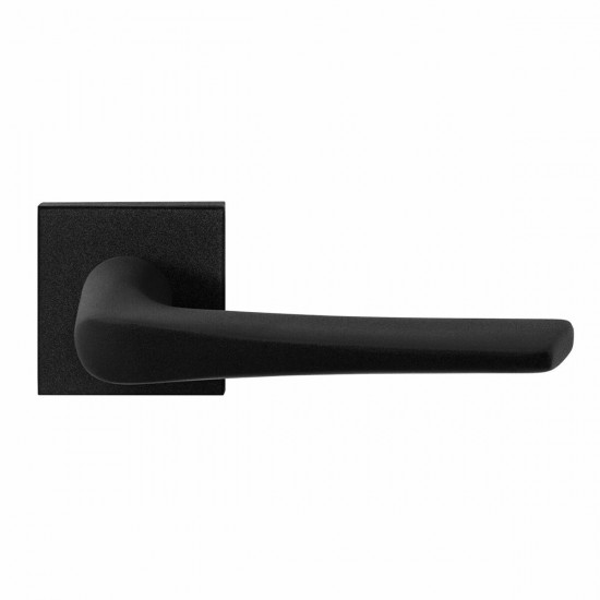 GPF8230.02 TIKI DEURKRUK OP VIERKANTE ROZET ZWART, 50X50X8MM GPF8230.02 TIKI DEURKRUK OP VIERKANTE ROZET ZWART, 50X50X8MM
