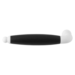 GPF826301200 WIT EBBEN, IKA XL GATDEEL LINKS/RECHTS GEBOGEN MET RONDE EINDKNOP