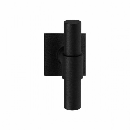 GPF8241.02L HIPI DEUX+ KRUISKRUK OP VIERKANTE ROZET ZWART, 50X50X8MM GPF8241.02L HIPI DEUX+ KRUISKRUK OP VIERKANTE ROZET ZWART, 50X50X8MM