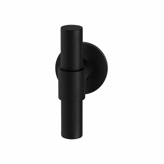 GPF8241.00 HIPI DEUX+ KRUISKRUK OP RONDE ROZET ZWART, 50X8MM GPF8241.00 HIPI DEUX+ KRUISKRUK OP RONDE ROZET ZWART, 50X8MM