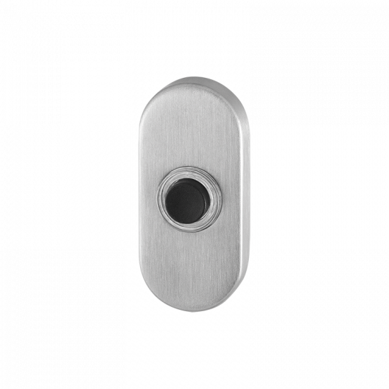 GPF9826.04 DEURBEL MET ZWARTE BUTTON OVAAL 70X32X10MM RVS GEBORSTELD GPF9826.04 DEURBEL MET ZWARTE BUTTON OVAAL 70X32X10MM RVS GEBORSTELD