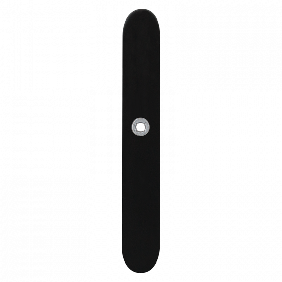 GPF8100.70R LANGSCHILD XL AFGEROND PC72 RECHTSDRAAIEND 282X40X8,5MM ZW GPF8100.70R LANGSCHILD XL AFGEROND PC72 RECHTSDRAAIEND 282X40X8,5MM ZW