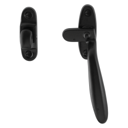 GPF660460300 SMEEDIJZER ZWART, RAAMBOOM RECHTSDRAAIEND MET BRUG