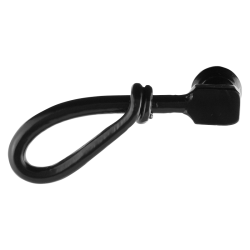 GPF625501200 SMEEDIJZER ZWART, SULA GATDEEL LINKS SMEEDIJZER ZWART