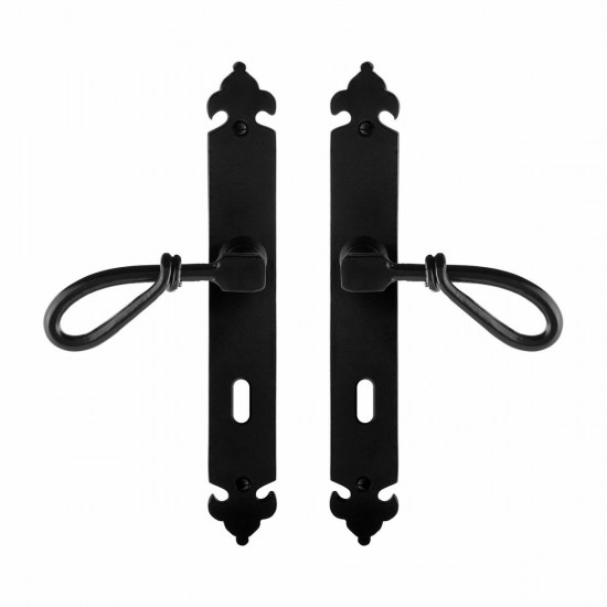 GPF6255.60 SMEEDIJZER ZWART SULA DEURKRUK OP LANGSCHILD BB72, 291X41X4