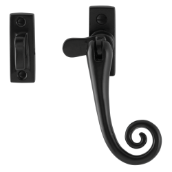 GPF660160000 SMEEDIJZER ZWART, RAAMBOOM MET KRUL LINKS- / RECHTSDRAAIEND MET BRUG