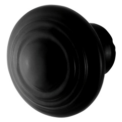 GPF651060040 SMEEDIJZER ZWART, MEUBELKNOP 40MM/ HOOGTE 38MM