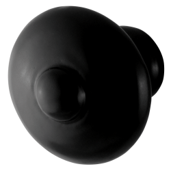 GPF650660032 SMEEDIJZER ZWART, MEUBELKNOP 32MM/ HOOGTE 33MM