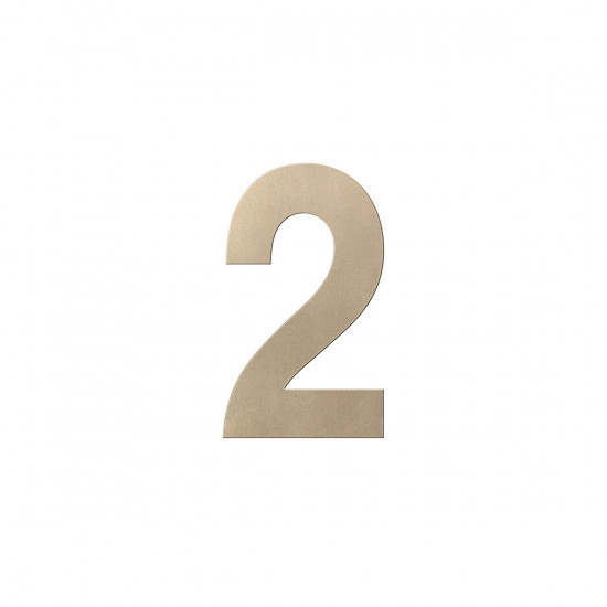 GPF9800.A4.0200-2 CHAMPAGNE BLEND HUISNUMMER 2 L/ 200MM