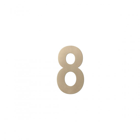 GPF9800.A4.0150-8 CHAMPAGNE BLEND HUISNUMMER 8/ 150MM