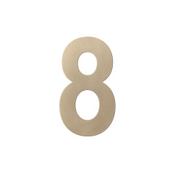 GPF9800A40250-8 CHAMPAGNE BLEND, HUISNUMMER 8/ 250 MM