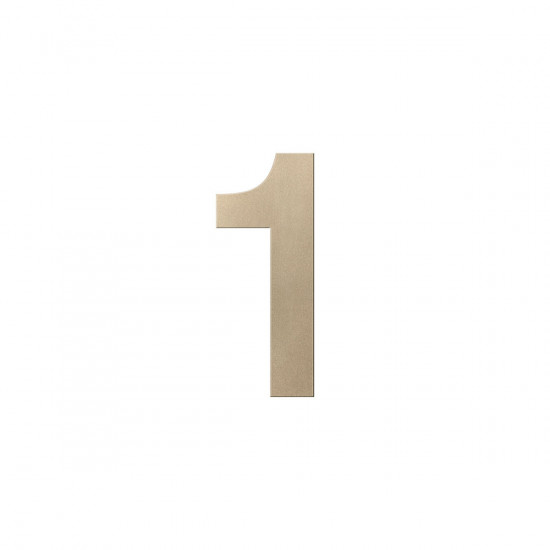GPF9800.A4.0200-1 CHAMPAGNE BLEND HUISNUMMER 1 L/ 200MM