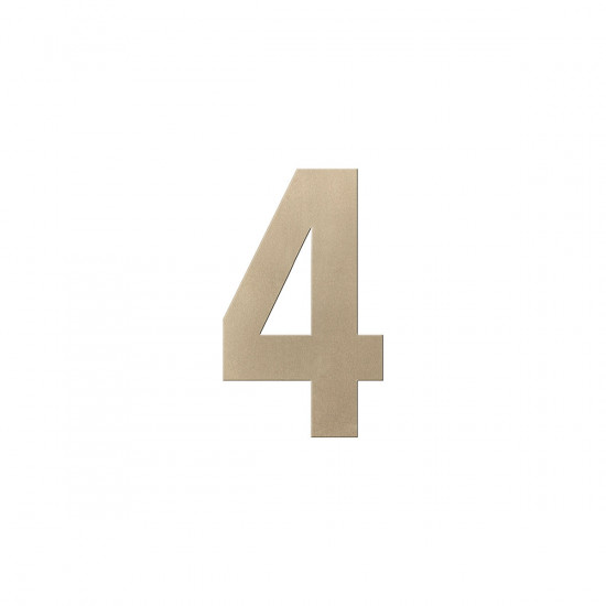 GPF9800.A4.0200-4 CHAMPAGNE BLEND HUISNUMMER 4 L/ 200MM