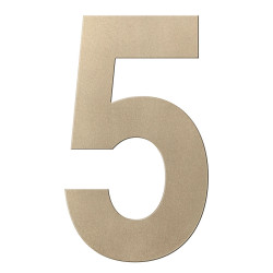 GPF9800A40400-5 CHAMPAGNE BLEND, HUISNUMMER 5/ 400 MM