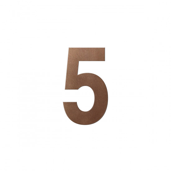 GPF9800.A2.0200-5 BRONZE BLEND HUISNUMMER 5 L/ 200MM GPF9800.A2.0200-5 BRONZE BLEND HUISNUMMER 5 L/ 200MM
