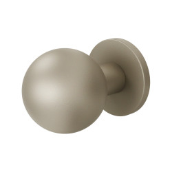 GPF9822A40400 CHAMPAGNE BLEND, KOGEL VOORDEURKNOP 63MM OP ROZET 63MM