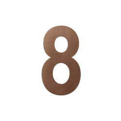 GPF9800A20250-8 BRONZE BLEND, HUISNUMMER 8/ 250 MM