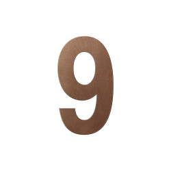 GPF9800A20250-9 BRONZE BLEND, HUISNUMMER 9/ 250 MM