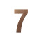 GPF9800A20250-7 BRONZE BLEND, HUISNUMMER 7/ 250 MM