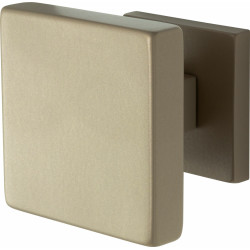 GPF9825A40400 CHAMPAGNE BLEND, VIERKANTE VOORDEURKNOP 70X70 MM OP ROZET 53X53X8 MM