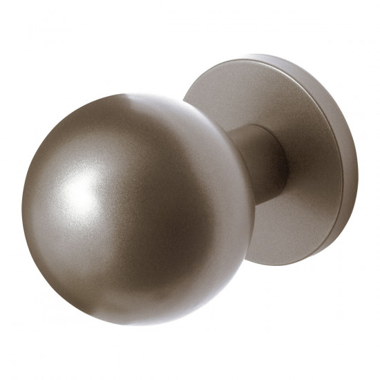 GPF9823.A3 MOCCA BLEND KOGEL VOORDEURKNOP 70MM OP ROZET 70MM
