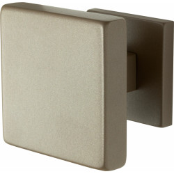 GPF9825A30400 MOCCA BLEND, VIERKANTE VOORDEURKNOP 70X70MM OP ROZET 53X53X8MM
