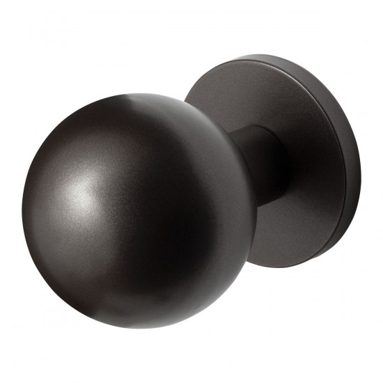 GPF9823.A1 DARK BLEND KOGEL VOORDEURKNOP 70MM OP ROZET 70MM