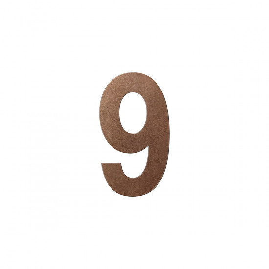 GPF9800.A2.0200-9 BRONZE BLEND HUISNUMMER 9 L/ 200MM GPF9800.A2.0200-9 BRONZE BLEND HUISNUMMER 9 L/ 200MM