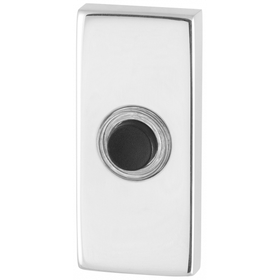 GPF9826.41 DEURBEL MET ZWARTE BUTTON RECHTHOEKIG 70X32X10 MM RVS GEPOL GPF9826.41 DEURBEL MET ZWARTE BUTTON RECHTHOEKIG 70X32X10 MM RVS GEPOL
