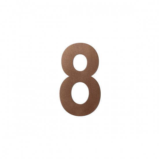 GPF9800.A2.0200-8 BRONZE BLEND HUISNUMMER 8 L/ 200MM GPF9800.A2.0200-8 BRONZE BLEND HUISNUMMER 8 L/ 200MM