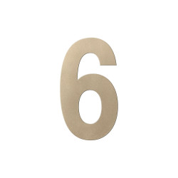 GPF9800A40250-6 CHAMPAGNE BLEND, HUISNUMMER 6/ 250 MM