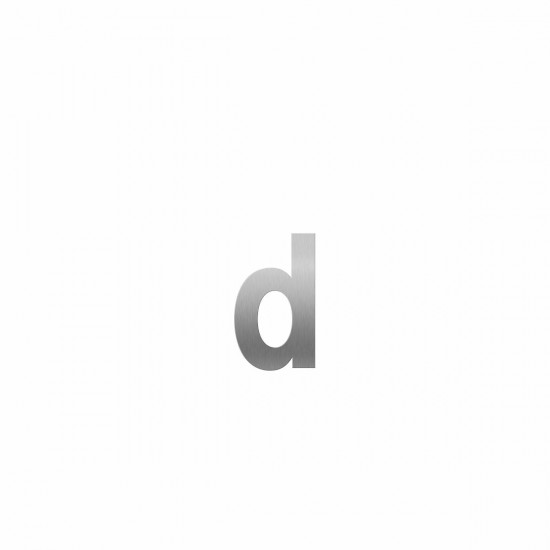 GPF9800.09.0156-D RVS MAT LETTER D/ 156MM GPF9800.09.0156-D RVS MAT LETTER D/ 156MM
