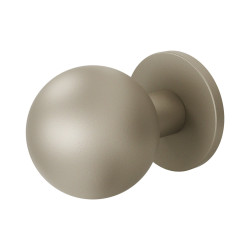 GPF9823A40400 CHAMPAGNE BLEND, KOGEL VOORDEURKNOP 70MM OP ROZET 70MM