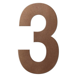 GPF9800A20400-3 BRONZE BLEND, HUISNUMMER 3/ 400 MM