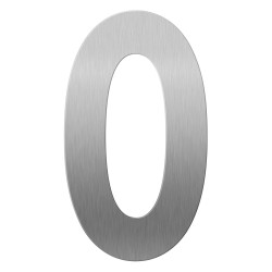 GPF9800090400-0 RVS GEBORSTELD, HUISNUMMER 0/ 400 MM