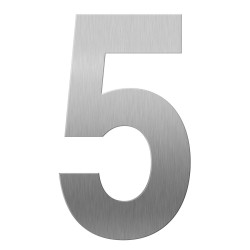 GPF9800090400-5 RVS GEBORSTELD, HUISNUMMER 5/ 400 MM