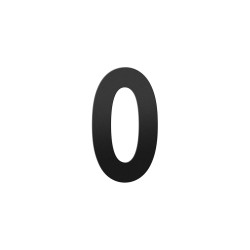 GPF9800610200-0 ZWART, HUISNUMMER 0/ 200 MM GPF9800610200-0 ZWART, HUISNUMMER 0/ 200 MM