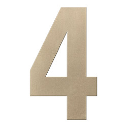 GPF9800A40400-4 CHAMPAGNE BLEND, HUISNUMMER 4/ 400 MM