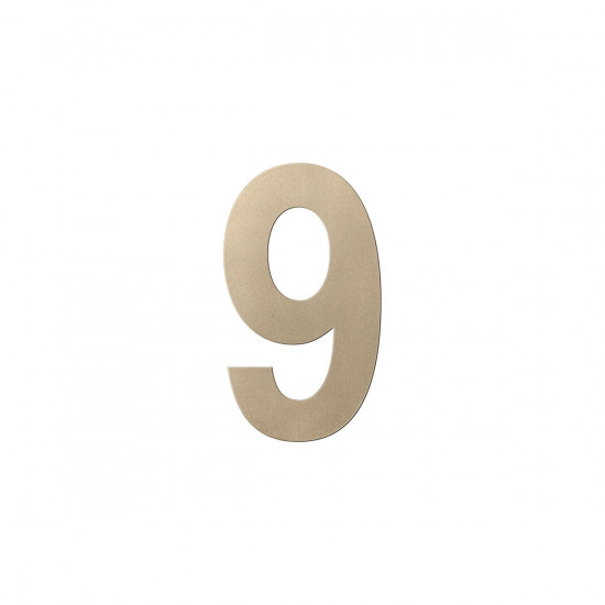 GPF9800.A4.0200-9 CHAMPAGNE BLEND HUISNUMMER 9 L/ 200MM