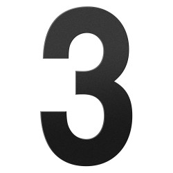 GPF9800610400-3 ZWART, HUISNUMMER 3/ 400 MM