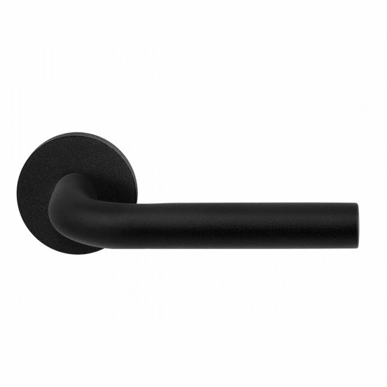 GPF8200.00 AKA DEURKRUK OP RONDE ROZET ZWART, 50X8MM GPF8200.00 AKA DEURKRUK OP RONDE ROZET ZWART, 50X8MM