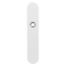 GPF810060301 WIT, GATDEEL RECHTS LANGSCHILD AFGEROND 218X40X8,5MM BB56