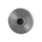 GPF982605400 RVS GEBORSTELD, BELDRUKKER ROND 50X6MM MET ZWARTE BUTTON