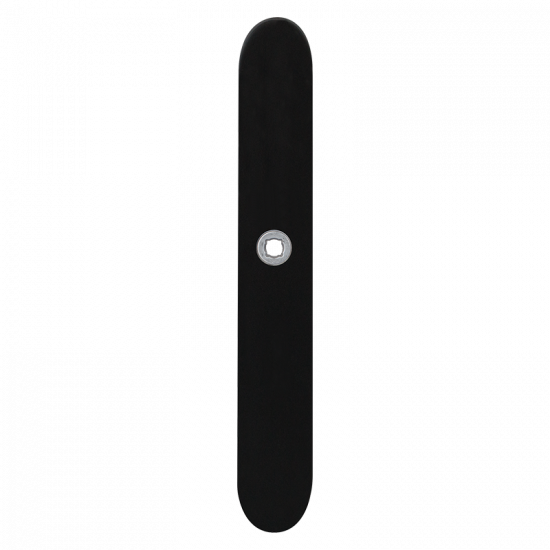 GPF8100.70 LANGSCHILD XL AFGEROND PC85 282X40X8,5MM ZWART GPF8100.70 LANGSCHILD XL AFGEROND PC85 282X40X8,5MM ZWART