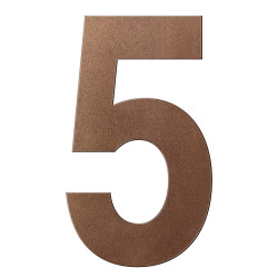 GPF9800A20400-5 BRONZE BLEND, HUISNUMMER 5/ 400 MM