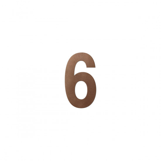 GPF9800.A2.0150-6 BRONZE BLEND HUISNUMMER 6/ 150MM GPF9800.A2.0150-6 BRONZE BLEND HUISNUMMER 6/ 150MM