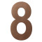 GPF9800A20400-8 BRONZE BLEND, HUISNUMMER 8/ 400 MM