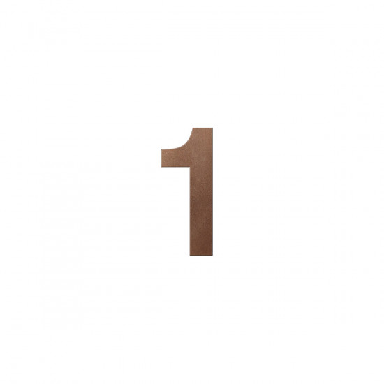 GPF9800.A2.0150-1 BRONZE BLEND HUISNUMMER 1/ 150MM GPF9800.A2.0150-1 BRONZE BLEND HUISNUMMER 1/ 150MM